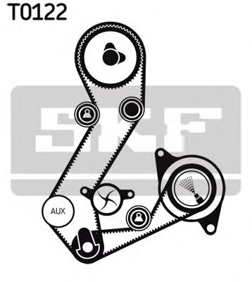 Set curea de distributie FORD COURIER (J3, J5) (1996 - 2016) SKF VKMA 04107 piesa NOUA