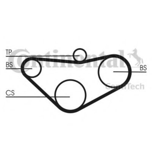 Set curea de distributie HONDA ACCORD VI Coupe (CG) (1997 - 2003) CONTITECH CT800K1 piesa NOUA