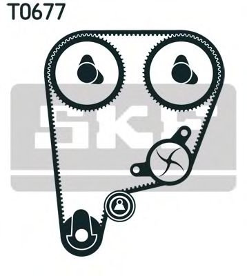 Set curea de distributie HONDA CIVIC VI Hatchback (EJ, EK) (1995 - 2001) SKF VKMA 93201 piesa NOUA