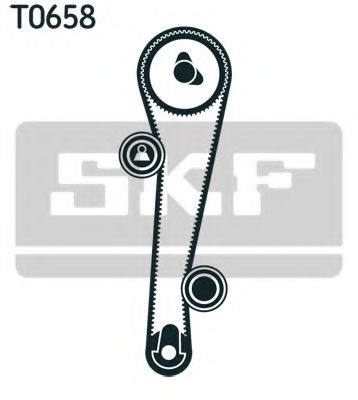 Set curea de distributie HYUNDAI ELANTRA (XD) (2000 - 2006) SKF VKMA 95655 piesa NOUA