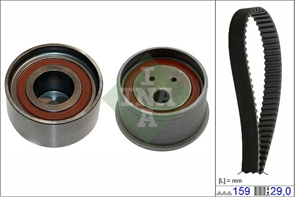 Set Curea De Distributie Ina Mitsubishi 530 0595 10
