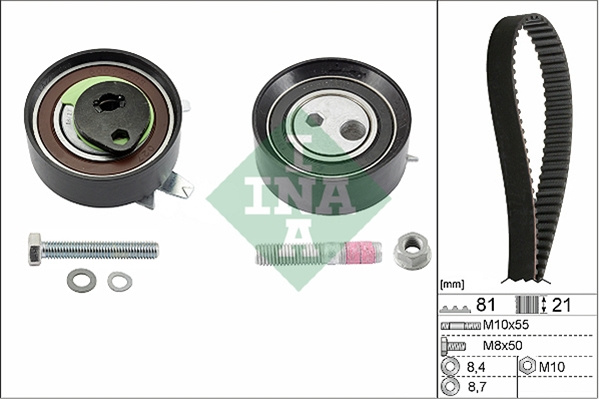 Set Curea De Distributie Ina Vw 530 0062 10