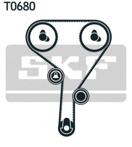 Set curea de distributie MITSUBISHI COLT VI (Z3, Z2) (2002 - 2012) SKF VKMA 95663 piesa NOUA