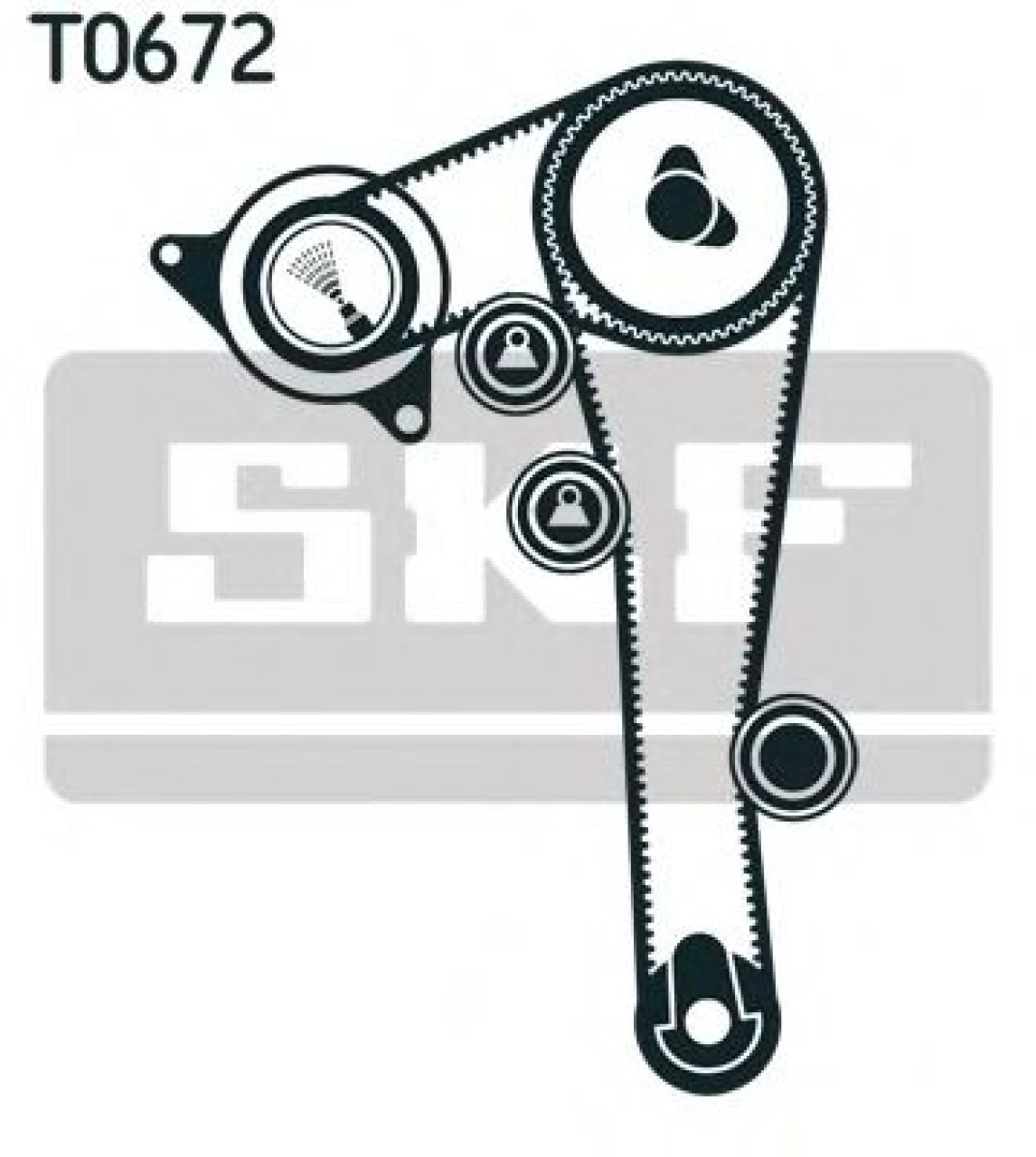 Set curea de distributie NISSAN ALMERA I Hatchback (N15) (1995 - 2000) SKF VKMA 92516 piesa NOUA