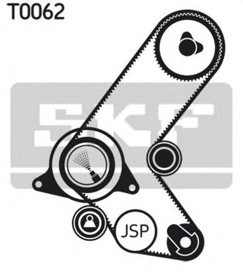 Set curea de distributie OPEL VECTRA B (36) (1995 - 2002) SKF VKMA 05214 piesa NOUA