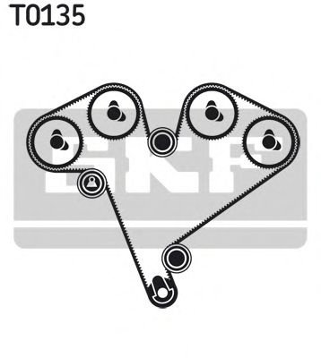 Set curea de distributie OPEL VECTRA C GTS (2002 - 2016) SKF VKMA 05502 piesa NOUA
