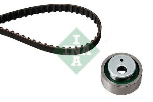 Set curea de distributie PEUGEOT 206 Hatchback (2A/C) (1998 - 2016) INA 530 0012 10 piesa NOUA