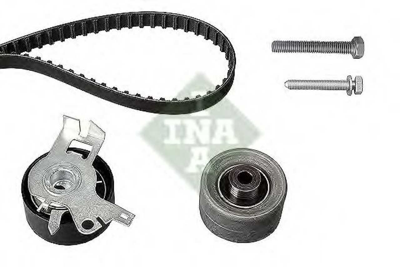 Set curea de distributie PEUGEOT 407 (6D) (2004 - 2016) INA 530 0238 10 piesa NOUA