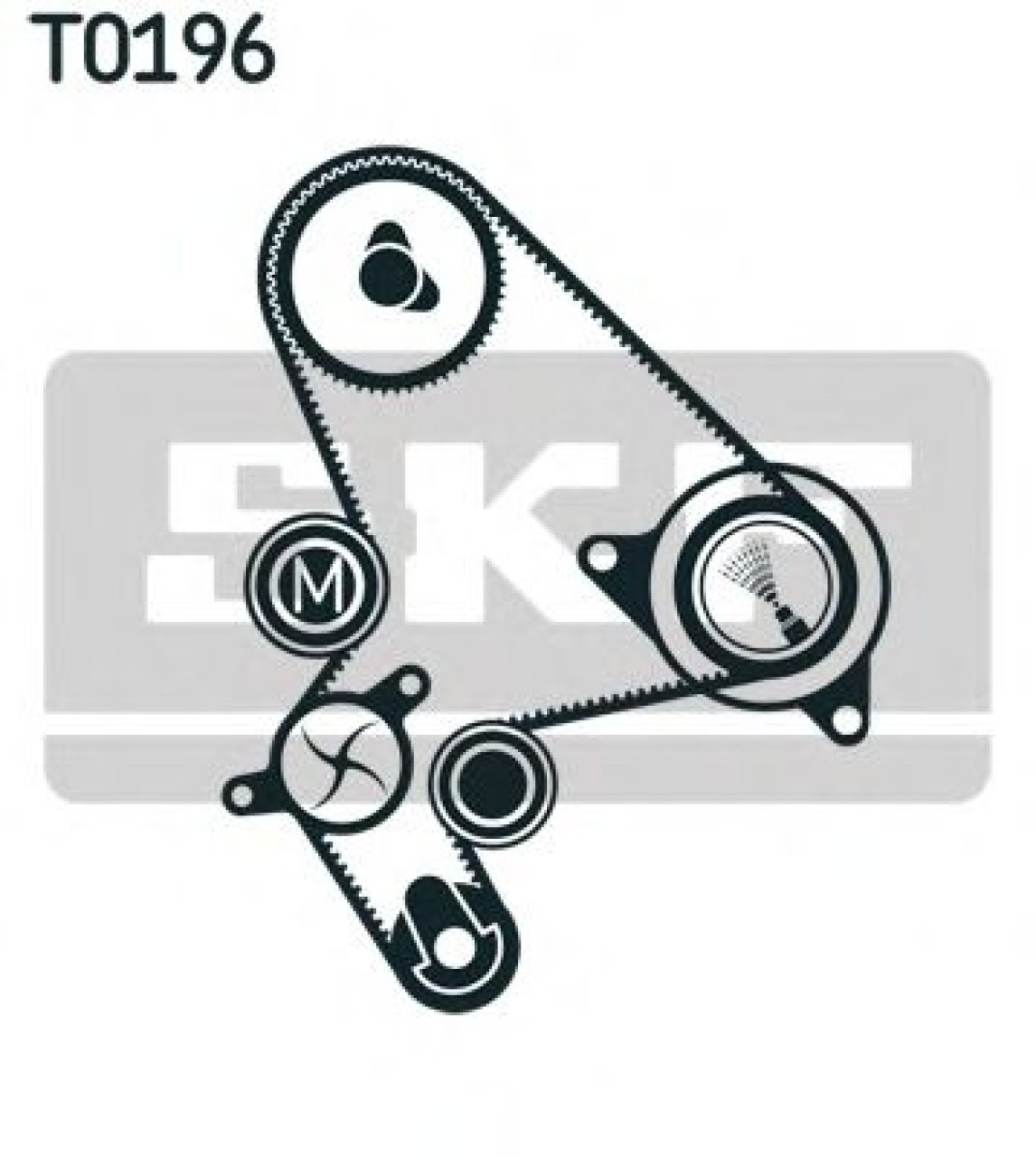 Set curea de distributie PEUGEOT 807 (E) (2002 - 2016) SKF VKMA 03248 piesa NOUA