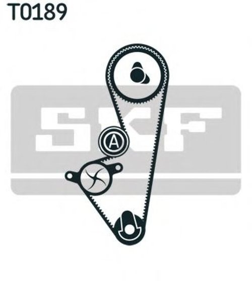Set curea de distributie PEUGEOT BIPPER Tepee (2008 - 2016) SKF VKMA 03254 piesa NOUA