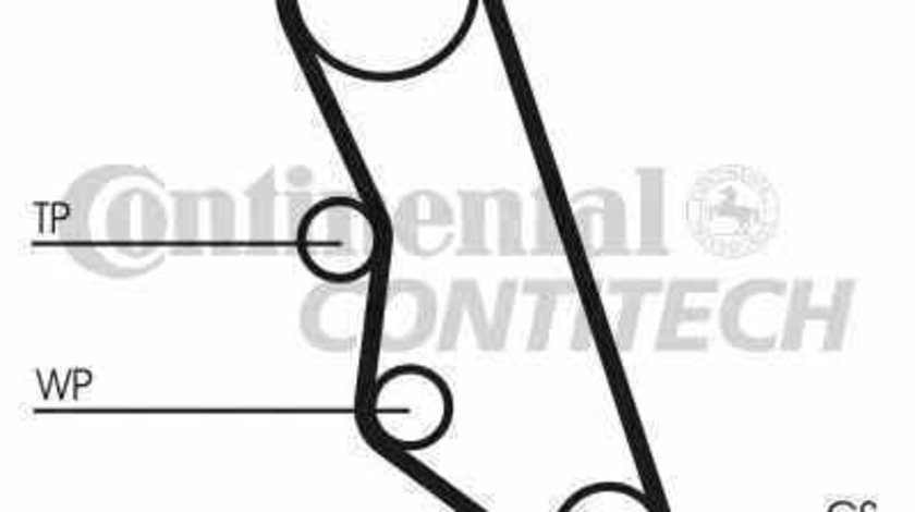 Set curea de distributie PEUGEOT PARTNER caroserie 5 CONTITECH CT754K1
