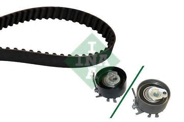 Set curea de distributie RENAULT CLIO III (BR0/1, CR0/1) (2005 - 2012) INA 530 0195 10 piesa NOUA