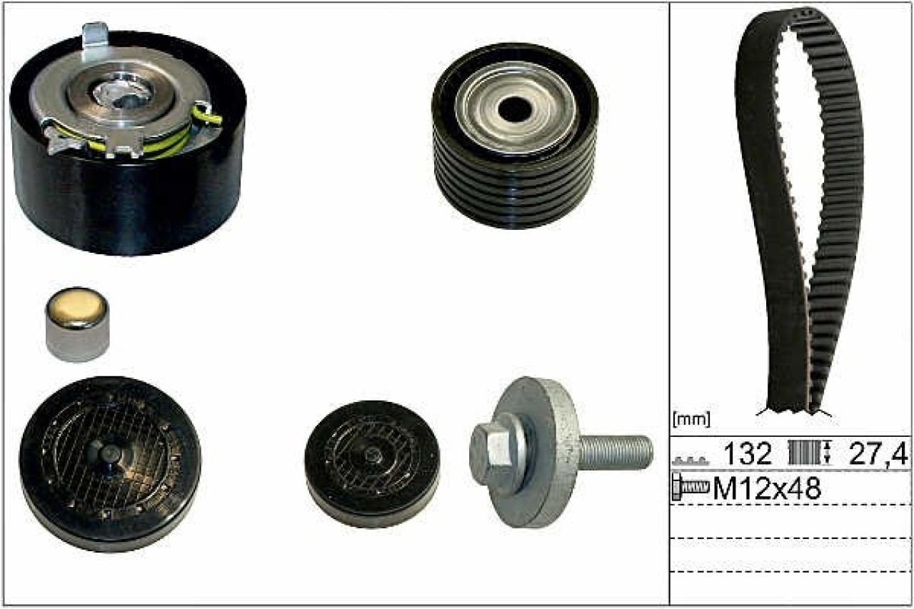 Set curea de distributie RENAULT GRAND SCENIC III (JZ0/1) (2009 - 2016) OE 130C13191R piesa NOUA