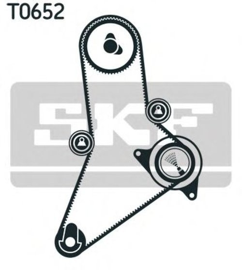 Set curea de distributie RENAULT MASTER I bus (T) (1980 - 1998) SKF VKMA 02384 piesa NOUA