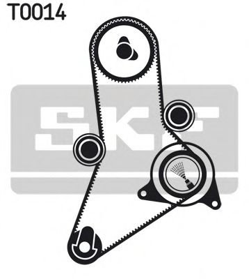 Set curea de distributie RENAULT MASTER I bus (T) (1980 - 1998) SKF VKMA 02381 piesa NOUA