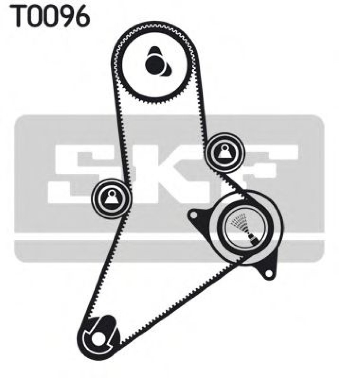 Set curea de distributie RENAULT MASTER II bus (JD) (1998 - 2010) SKF VKMA 02983 piesa NOUA