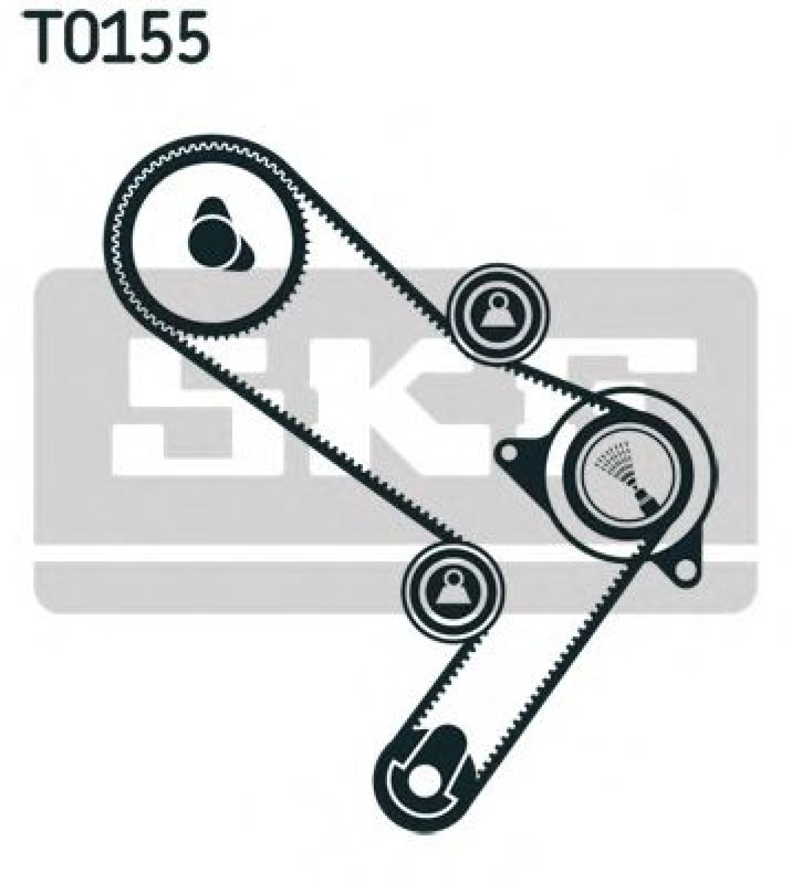 Set curea de distributie RENAULT MASTER II bus (JD) (1998 - 2010) SKF VKMA 02386 piesa NOUA