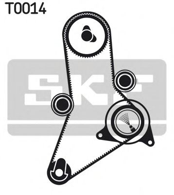 Set curea de distributie RENAULT TRAFIC I caroserie (TXX) (1989 - 2001) SKF VKMA 02381 piesa NOUA