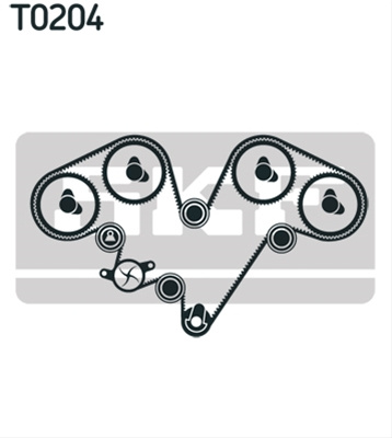 Set Curea De Distributie Skf Alfa Romeo VKMA 02540