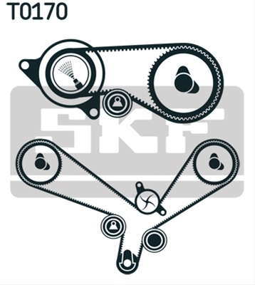 Set Curea De Distributie Skf Audi VKMA 01152