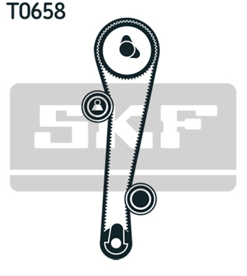 Set Curea De Distributie Skf Hyundai VKMA 95656