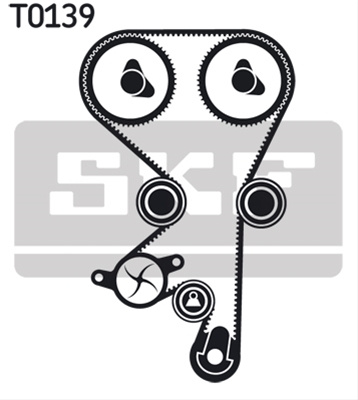 Set Curea De Distributie Skf Opel VKMA 0
