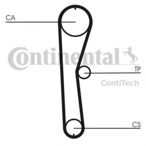 Set curea de distributie SUZUKI SWIFT II Hatchback (EA, MA) (1989 - 2005) CONTITECH CT824K1 piesa NO...