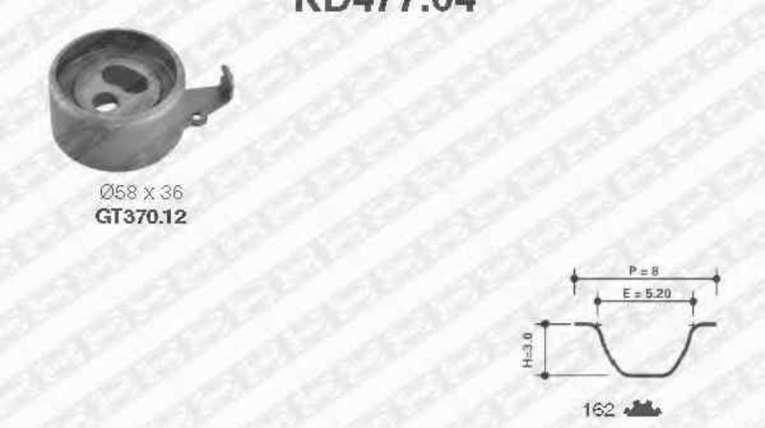 Set curea de distributie SUZUKI VITARA (ET, TA) SNR KD477.04 cod intern: SCD293