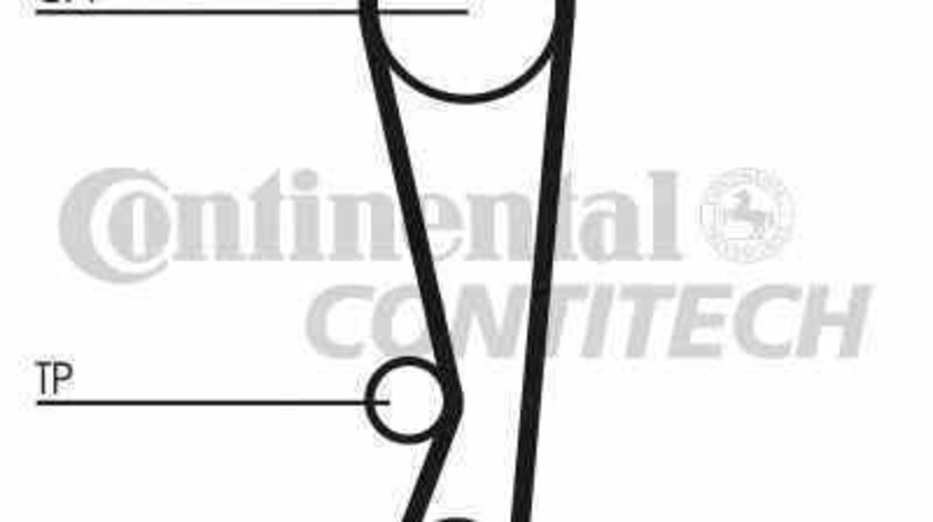 Set curea de distributie TOYOTA AVENSIS T22 CONTITECH CT827K1