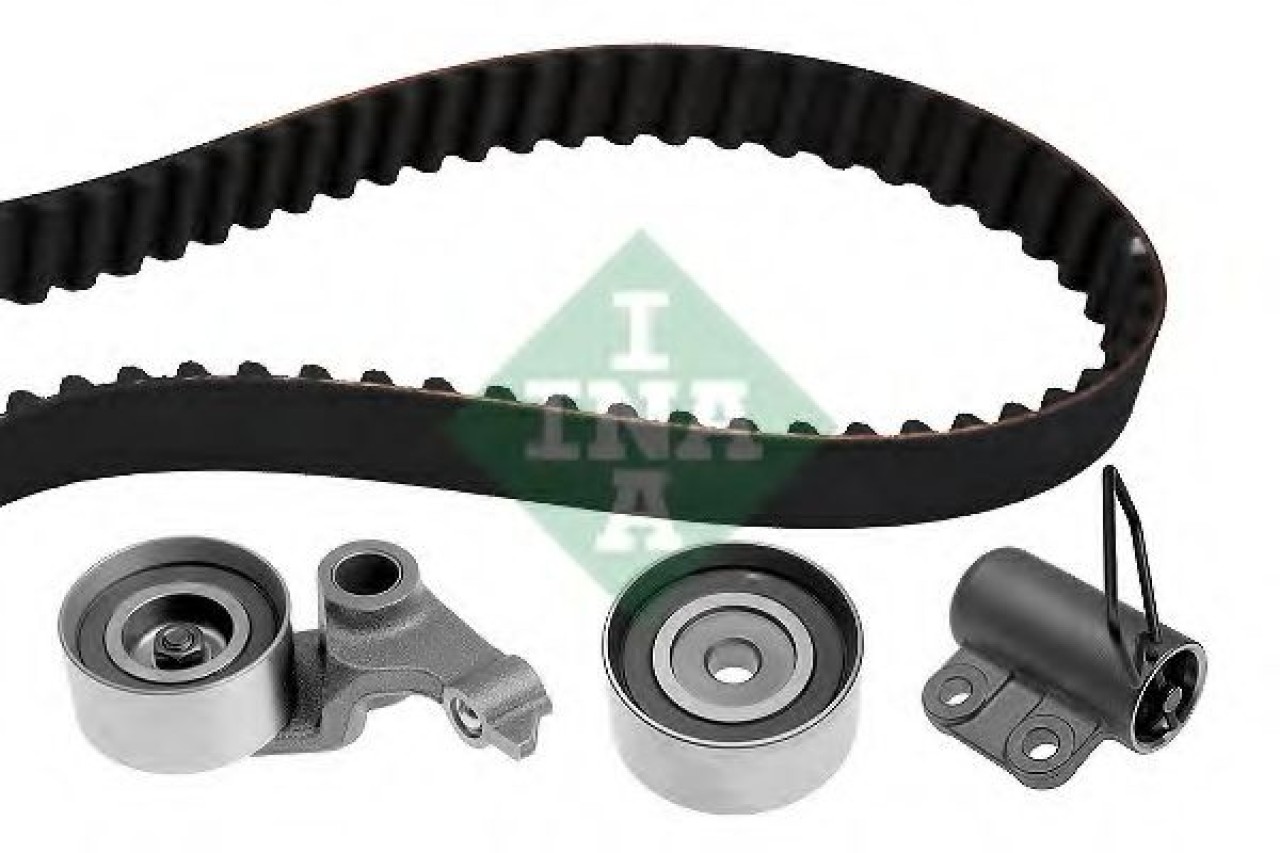 Set curea de distributie TOYOTA COROLLA Limuzina (E12J, E12T) (2001 - 2008) INA 530 0543 10 piesa NOUA