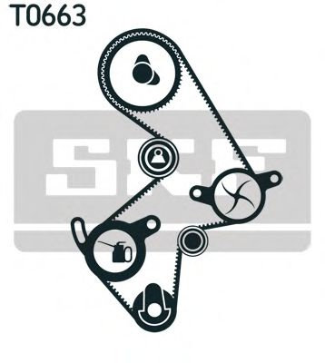 Set curea de distributie TOYOTA RAV 4 I Cabrio (SXA1) (1997 - 2000) SKF VKMA 91003 piesa NOUA