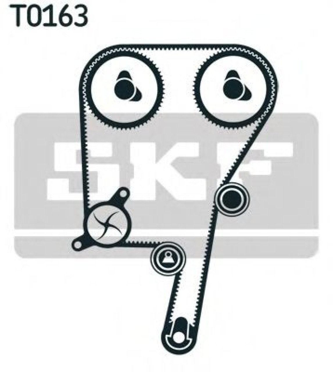 Set curea de distributie VOLVO S40 II (MS) (2004 - 2016) SKF VKMA 06038 piesa NOUA
