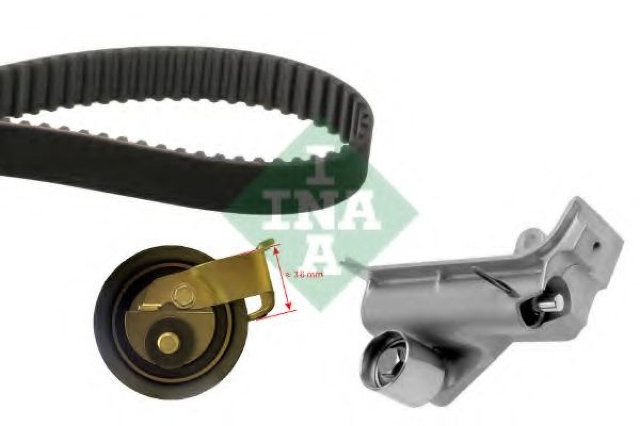 Set curea de distributie VW BORA (1J2) (1998 - 2005) INA 530 0067 10 piesa NOUA