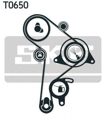 Set curea de distributie VW GOLF IV Cabriolet (1E7) (1998 - 2002) SKF VKMA 01014 piesa NOUA