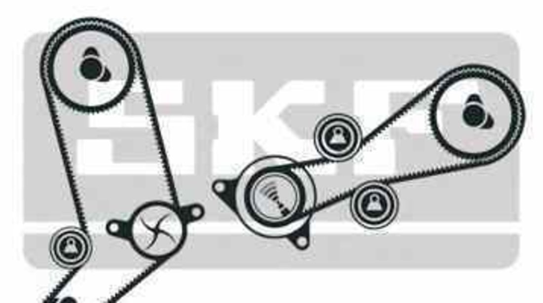 Set curea de distributie VW LT 28-35 II bus 2DB 2DE 2DK SKF VKMA 01270