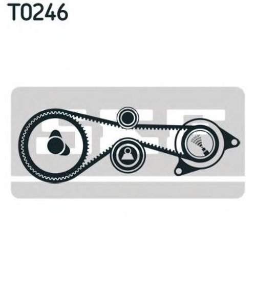 Set curea de distributie VW PHAETON (3D) (2002 - 2016) SKF VKMA 01334 piesa NOUA