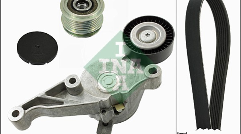 Set curea transmisie cu caneluri (529000610 INA) AUDI,FORD,SEAT,SKODA,VW