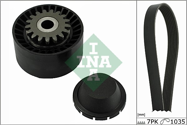 Set curea transmisie cu caneluri (529001610 INA) RENAULT