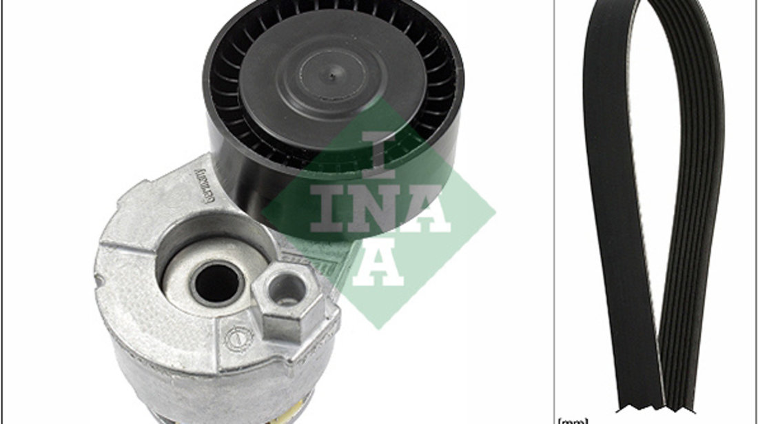 Set curea transmisie cu caneluri (529011710 INA) DACIA,NISSAN,RENAULT