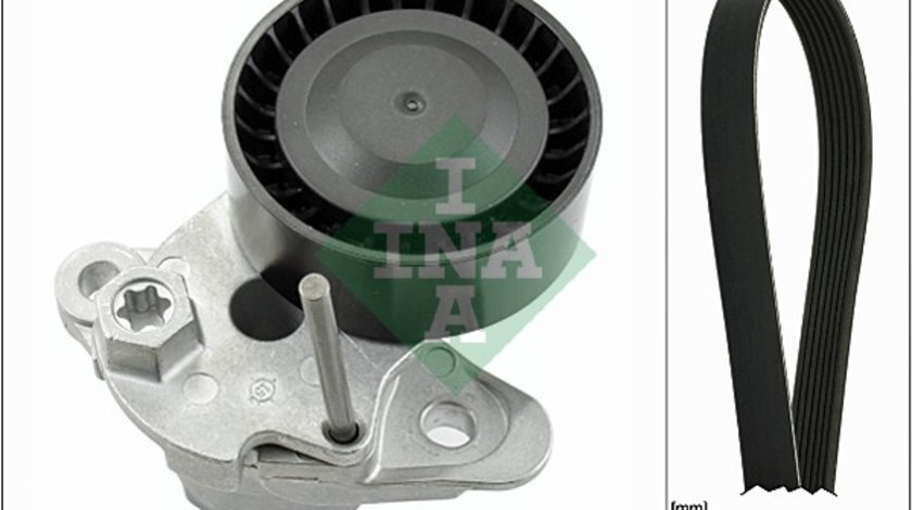 Set curea transmisie cu caneluri (529015910 INA) AUDI,SEAT,SKODA,VW