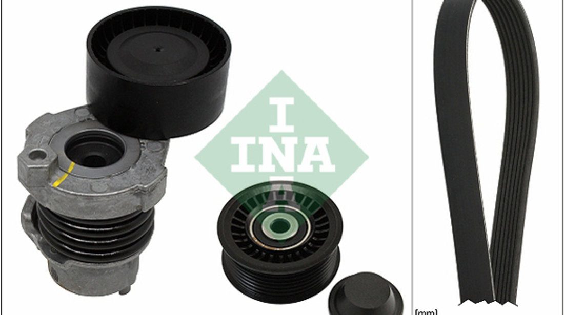 Set curea transmisie cu caneluri (529018710 INA) DACIA,NISSAN,RENAULT