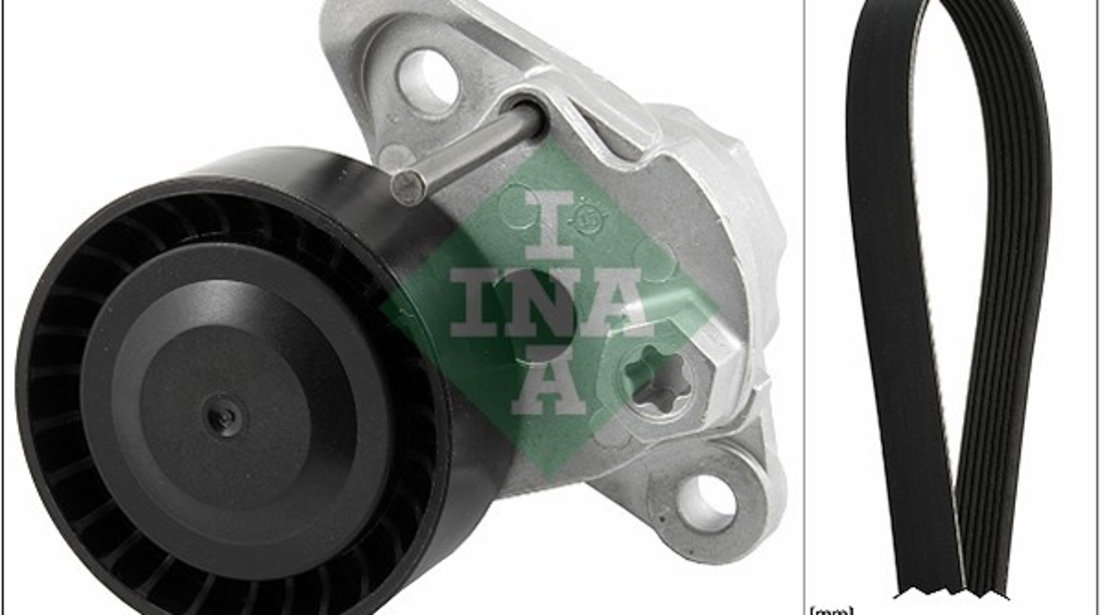 Set curea transmisie cu caneluri (529020810 INA) SEAT,SKODA,VW