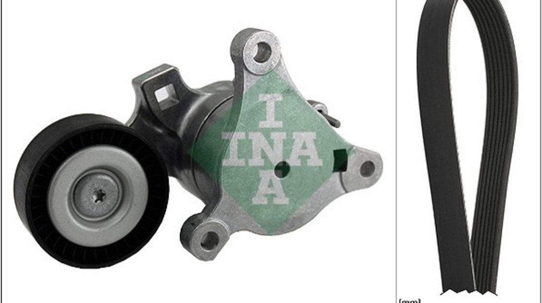 Set curea transmisie cu caneluri (529021410 INA) Citroen,PEUGEOT,PEUGEOT (DF-PSA)