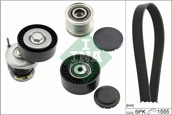 Set curea transmisie cu caneluri (529024010 INA) VW