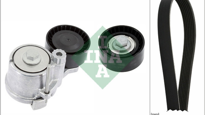 Set curea transmisie cu caneluri (529031110 INA) OPEL,VAUXHALL