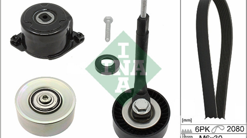 Set curea transmisie cu caneluri (529031410 INA) BMW