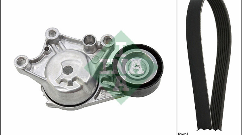 Set curea transmisie cu caneluri (529033510 INA) Citroen,DS,OPEL,PEUGEOT,VAUXHALL