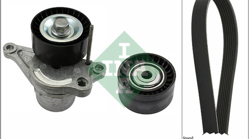 Set curea transmisie cu caneluri (529035510 INA) NISSAN,OPEL,RENAULT,VAUXHALL