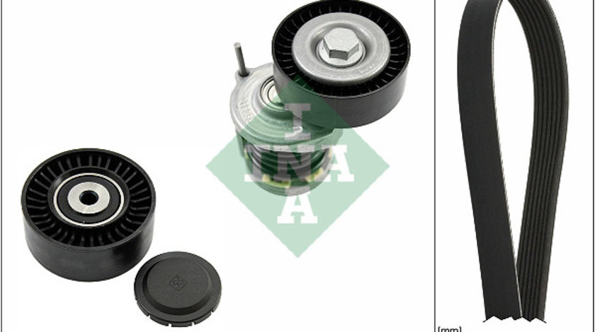 Set curea transmisie cu caneluri (529046710 INA) AUDI,VW