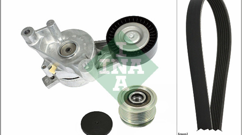 Set curea transmisie cu caneluri (529046820 INA) AUDI,SEAT,SKODA,VW